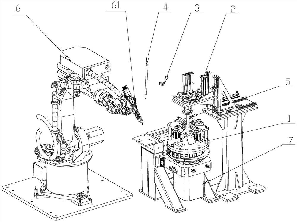 Universal type lifting pipe robot automatic TIG welding tool and welding method thereof