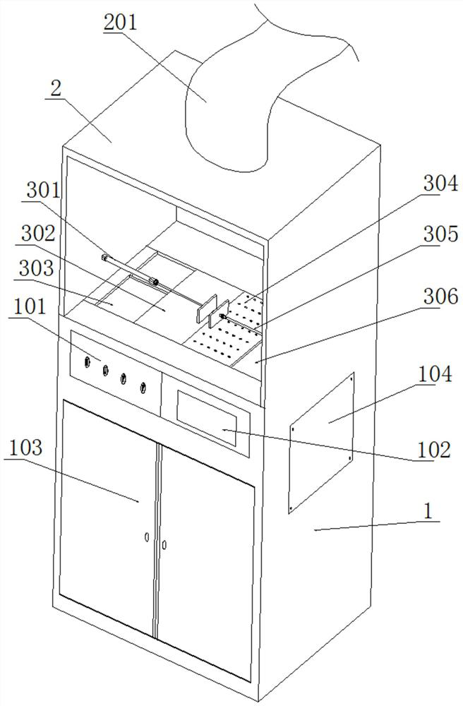 Marine electric fryer with automatic alarm function