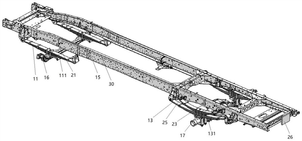 Two-axle automobile load weighing system