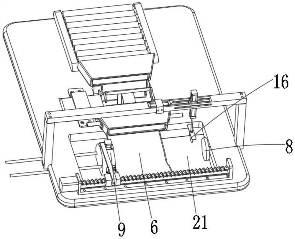 A fixed-width cutting device for film packaging sticking line production