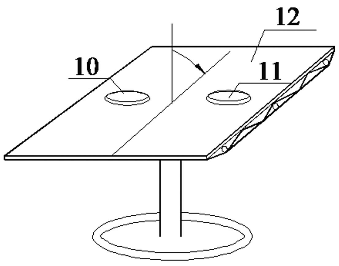 Device and method for testing wind pressure on surface of building structure