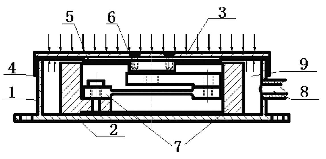 Device and method for testing wind pressure on surface of building structure