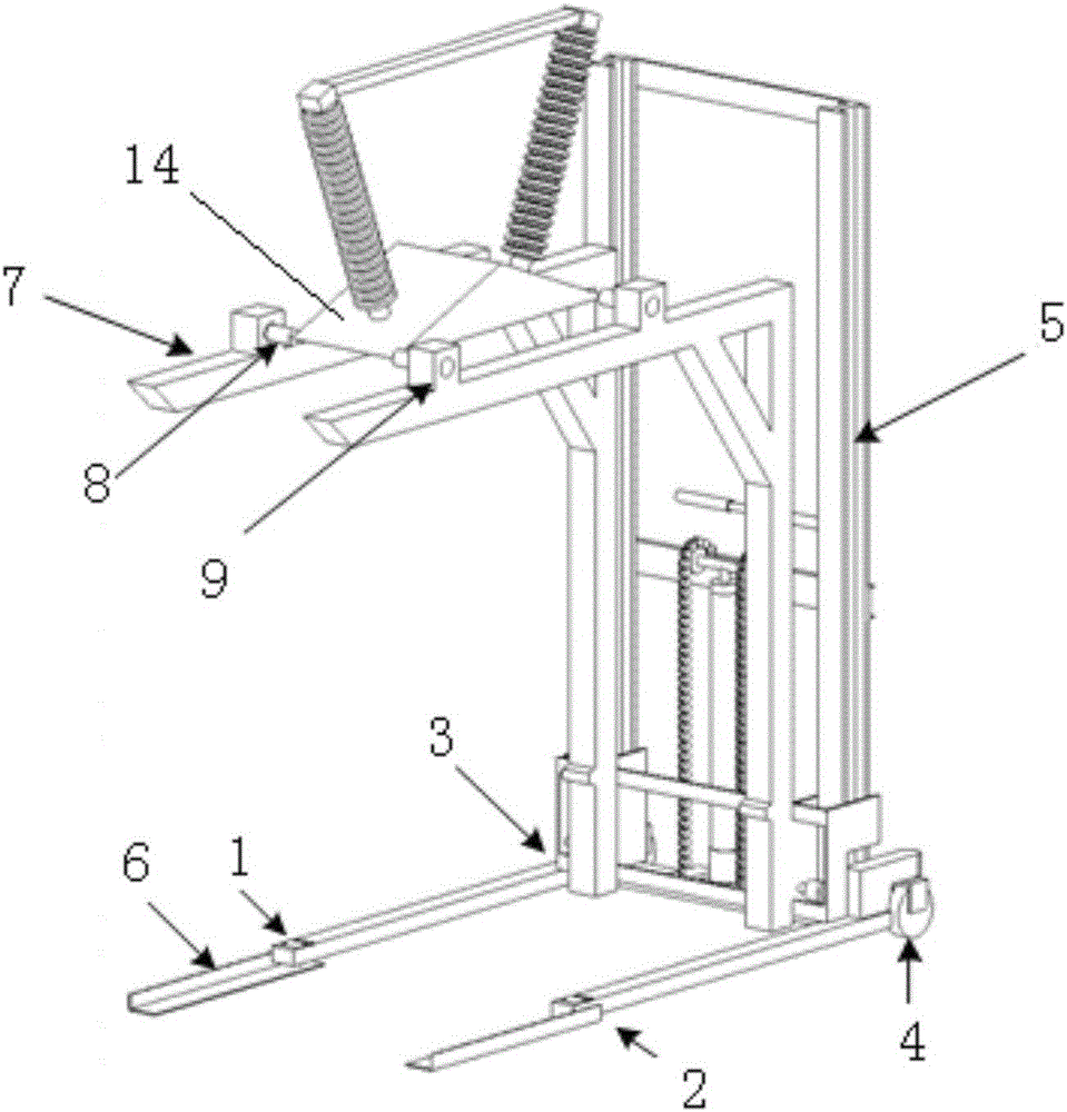 A replacement device for live replacement of 110kv GW5 type isolating switch and its application method