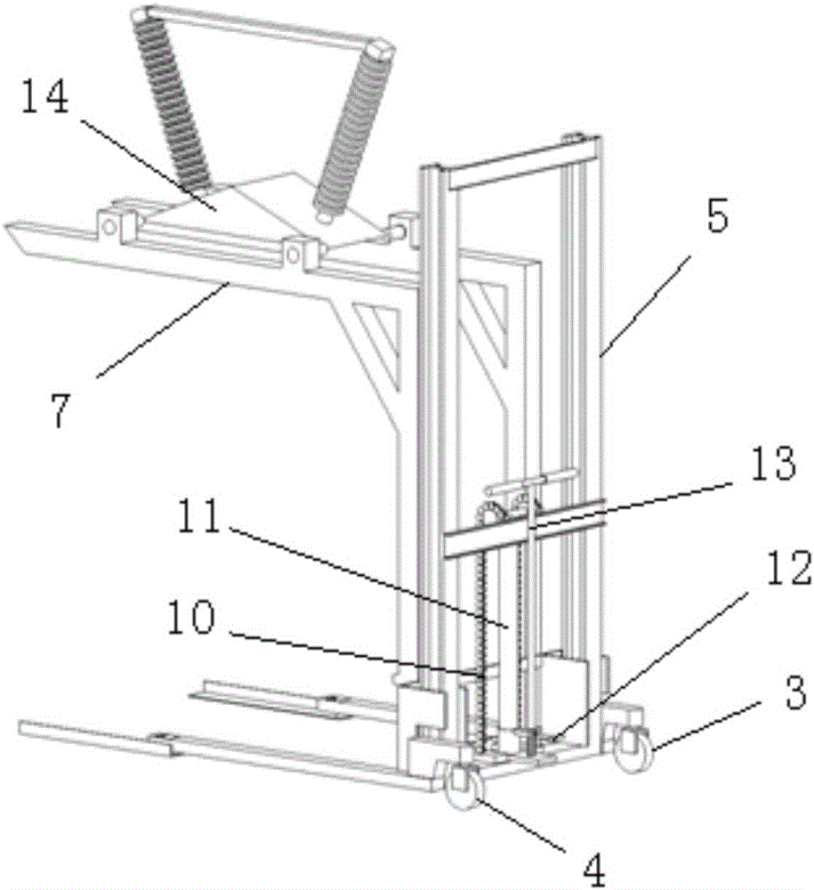 A replacement device for live replacement of 110kv GW5 type isolating switch and its application method