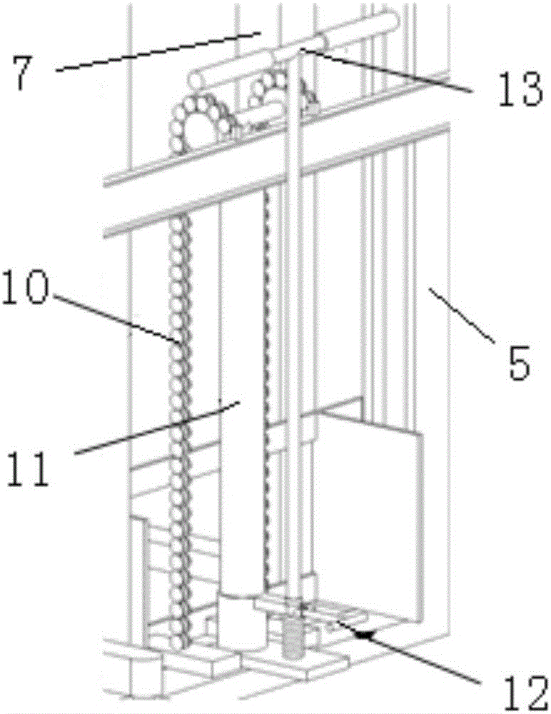 A replacement device for live replacement of 110kv GW5 type isolating switch and its application method