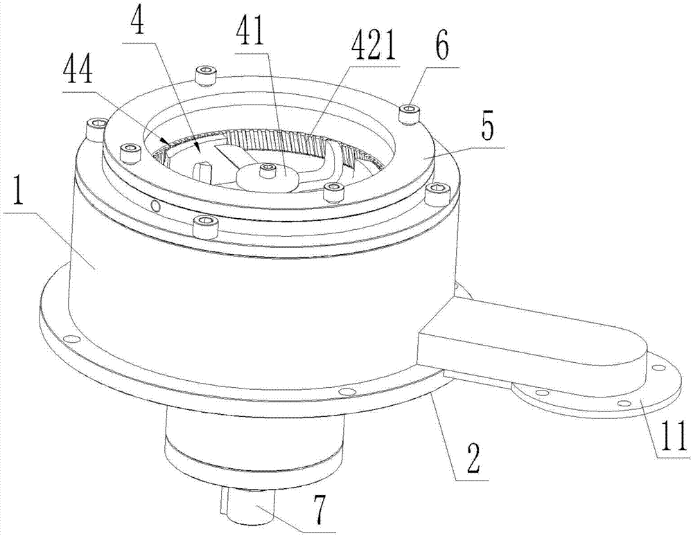 Mixed collecting and crushing device and sewage comprehensive treatment system