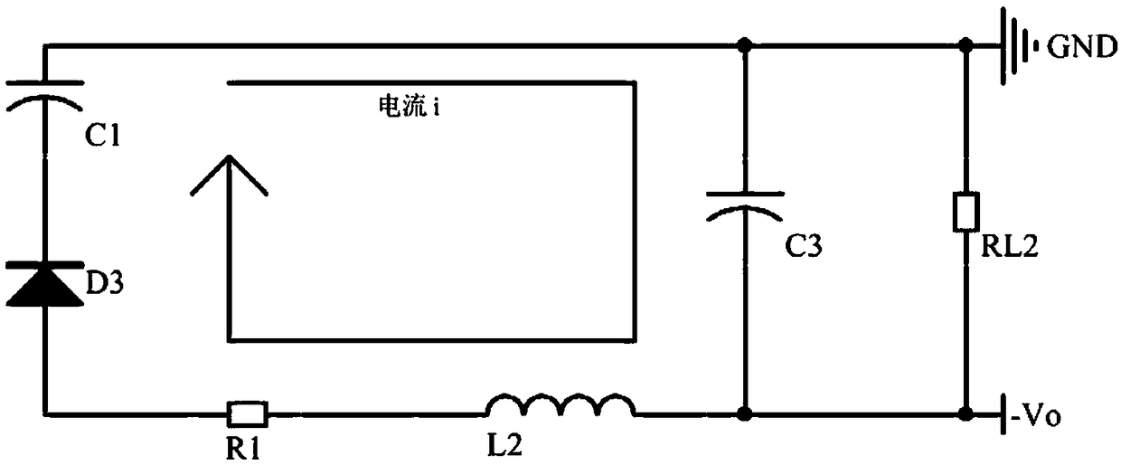 Positive and negative output DC-DC power source structure based on Boost