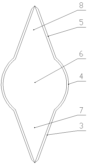 Efficient static blasting auxiliary orienting device for grooving and large hole drilling and construction method