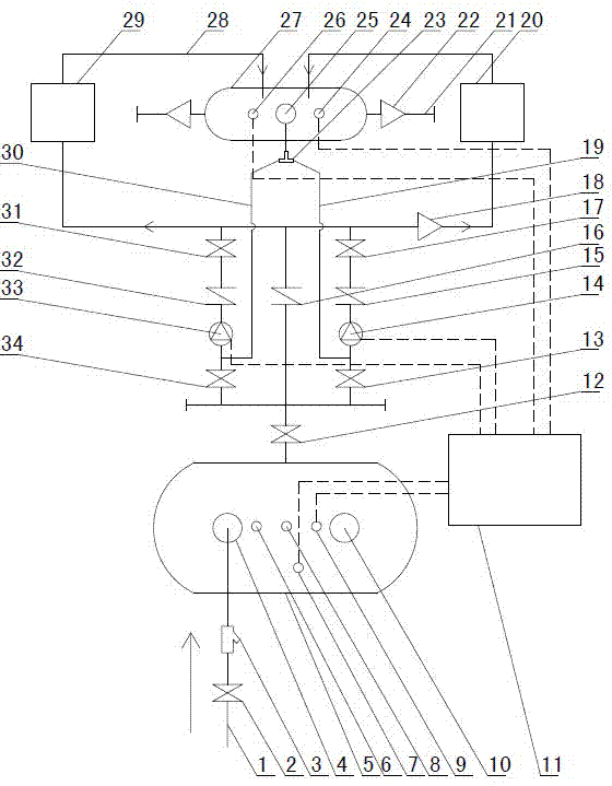 Non-negative pressure hot water direct supply unit