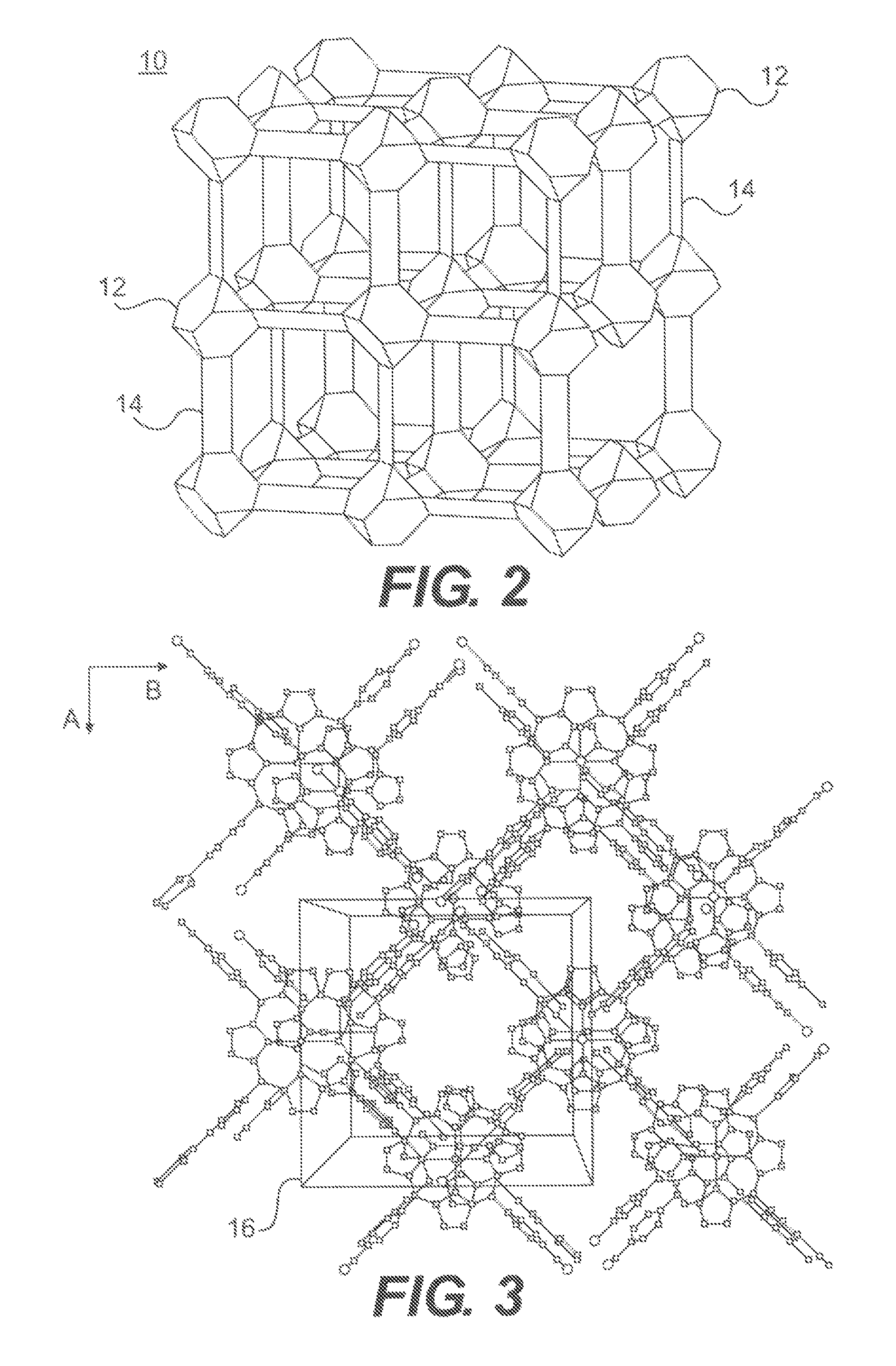 High gain selective metal organic framework preconcentrators