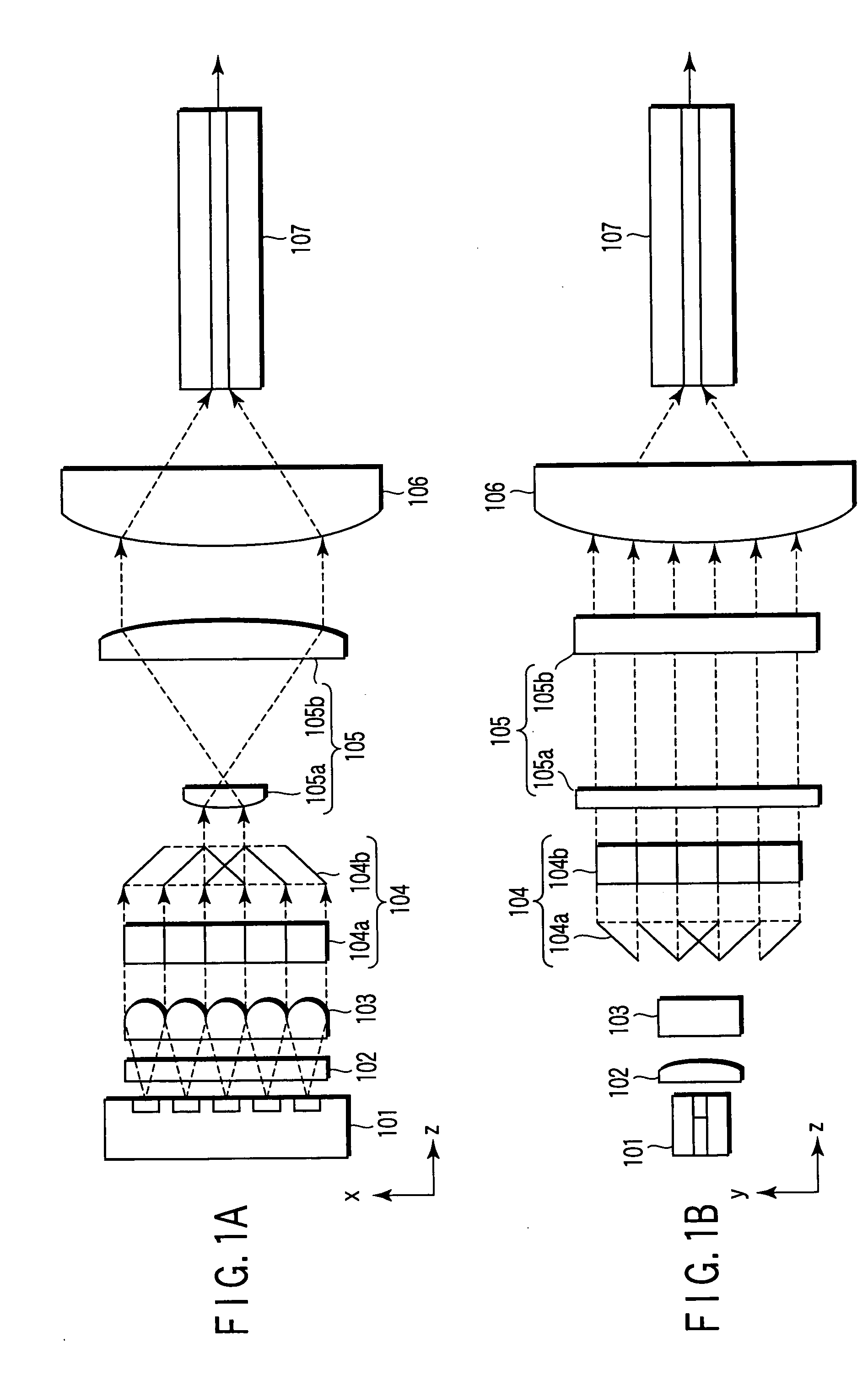 Optical module, optical fiber laser device and image display device