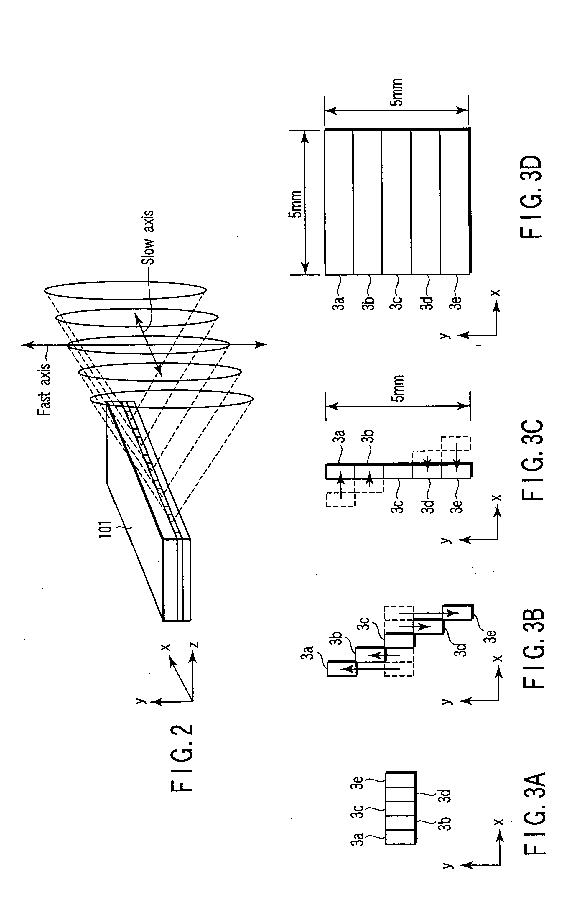 Optical module, optical fiber laser device and image display device