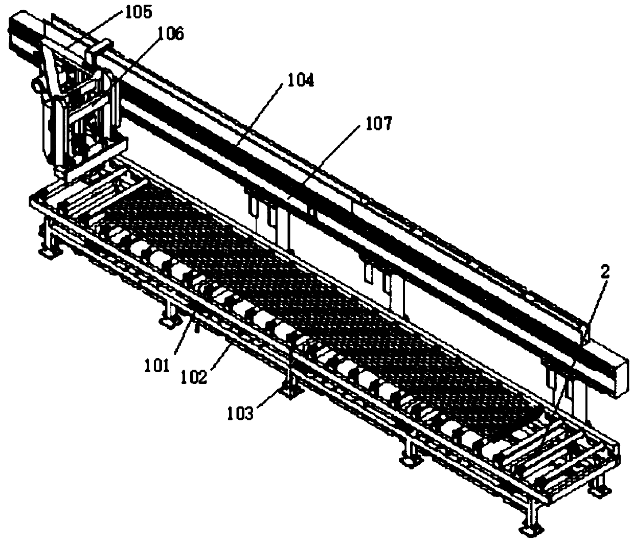 Aluminum profile automatic framing system