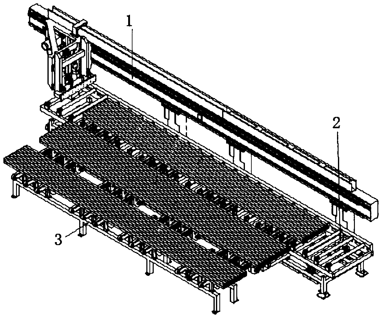 Aluminum profile automatic framing system