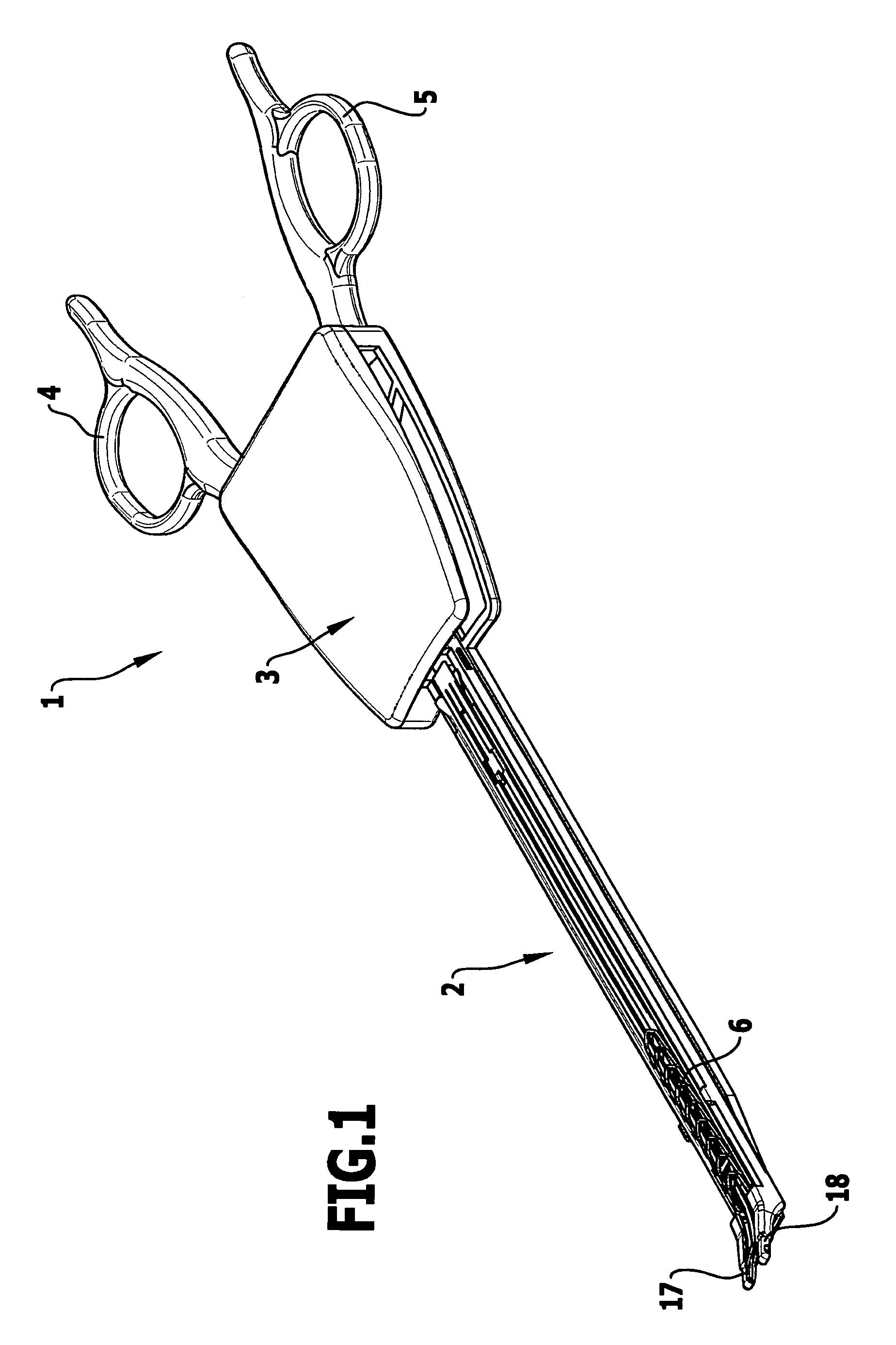 Surgical instrument for the placement of ligature clips