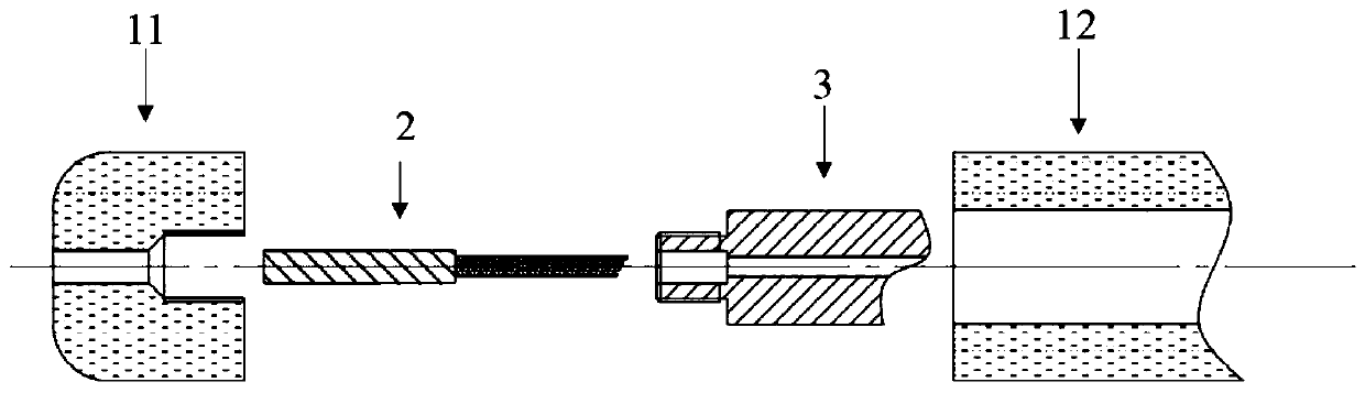 Pitot tube device for measuring pressure pulsation of hypersonic wind tunnel