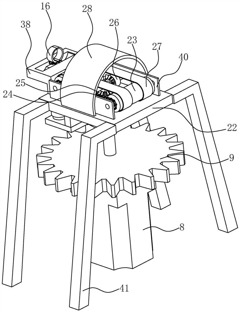 Steering device for tension pay-off construction and steering adjustment method