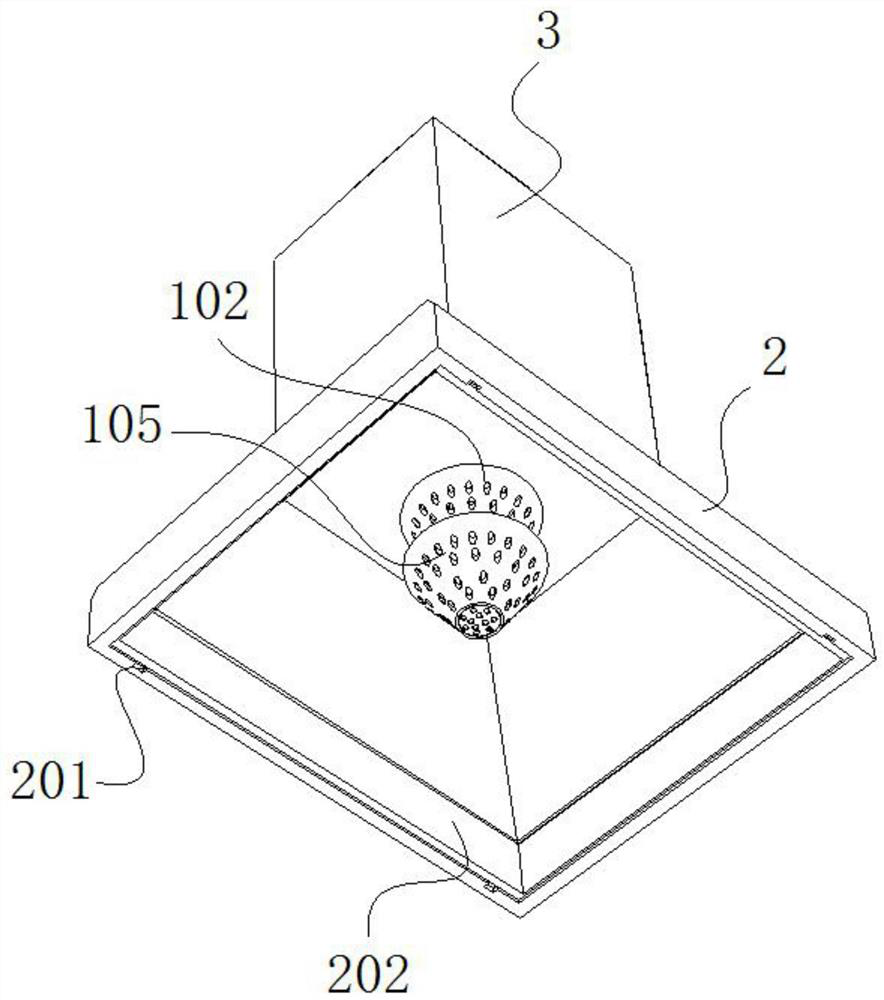 A dust recovery cover for tea making