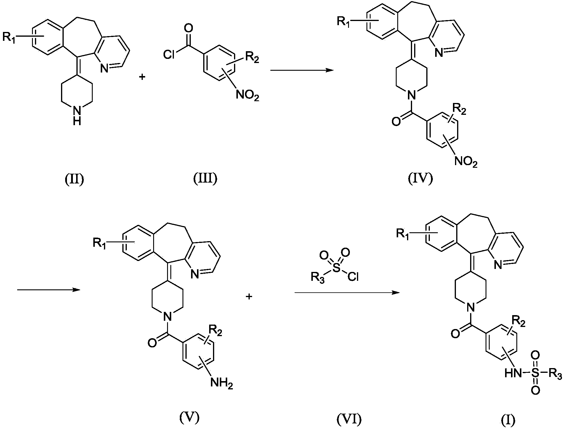 Sulfonamide compound, and preparation method and application thereof