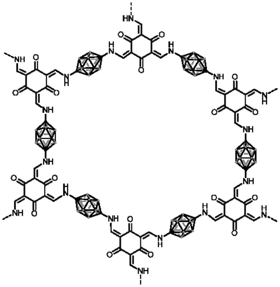 A carborane-like covalent organic framework material modified separator and lithium-sulfur battery