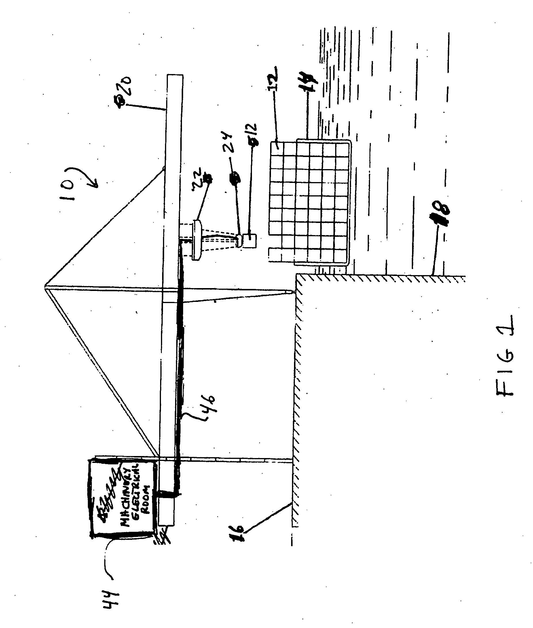 Radiation detection unit for mounting a radiation sensor to a container crane