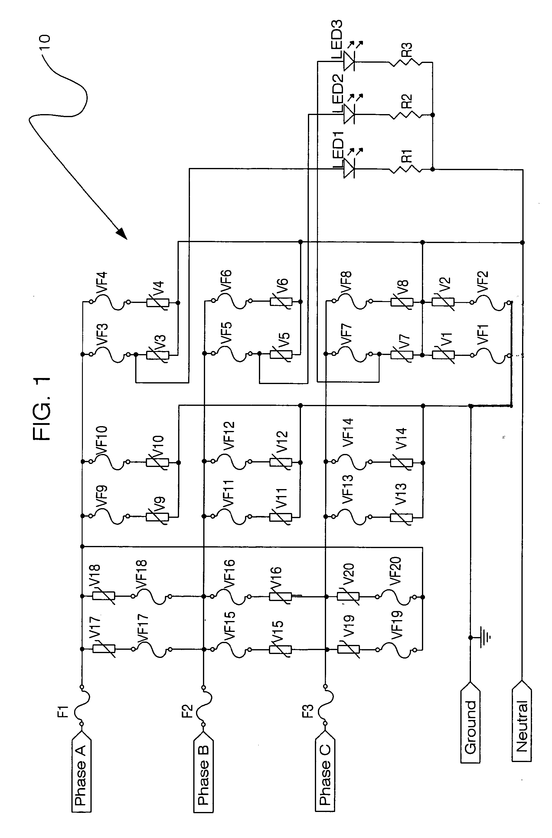 Insulated surge suppression circuit