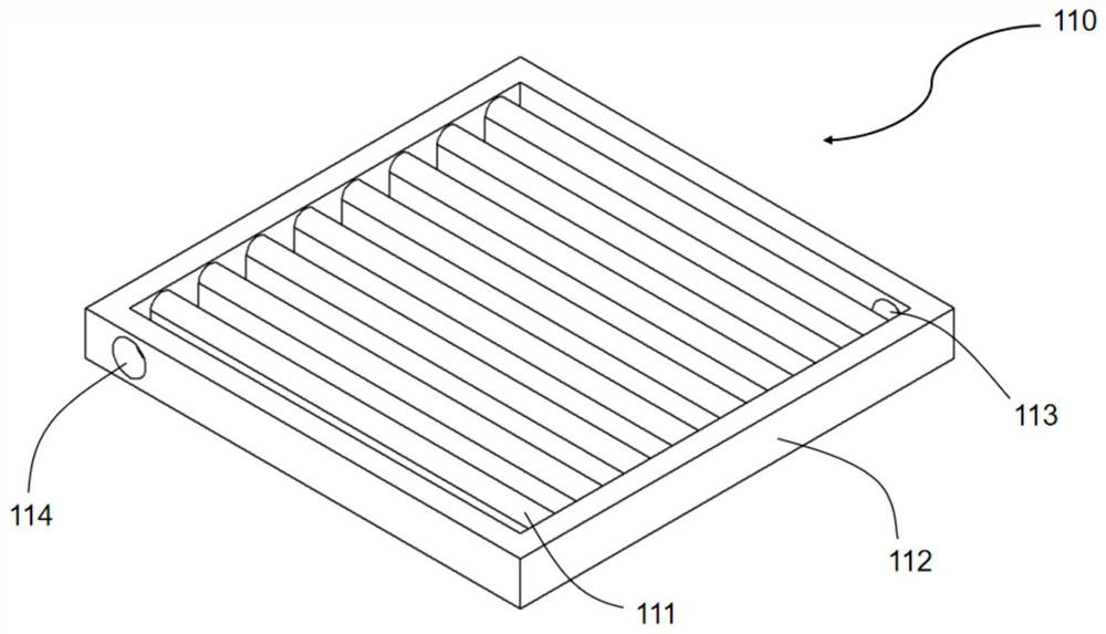 Zinc negative electrode provided with electrolyte flow distribution component and application thereof