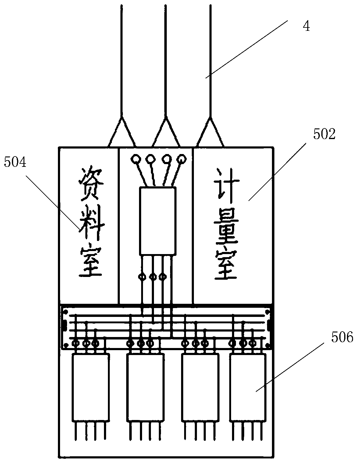 Preassembled rack box-type substation structure