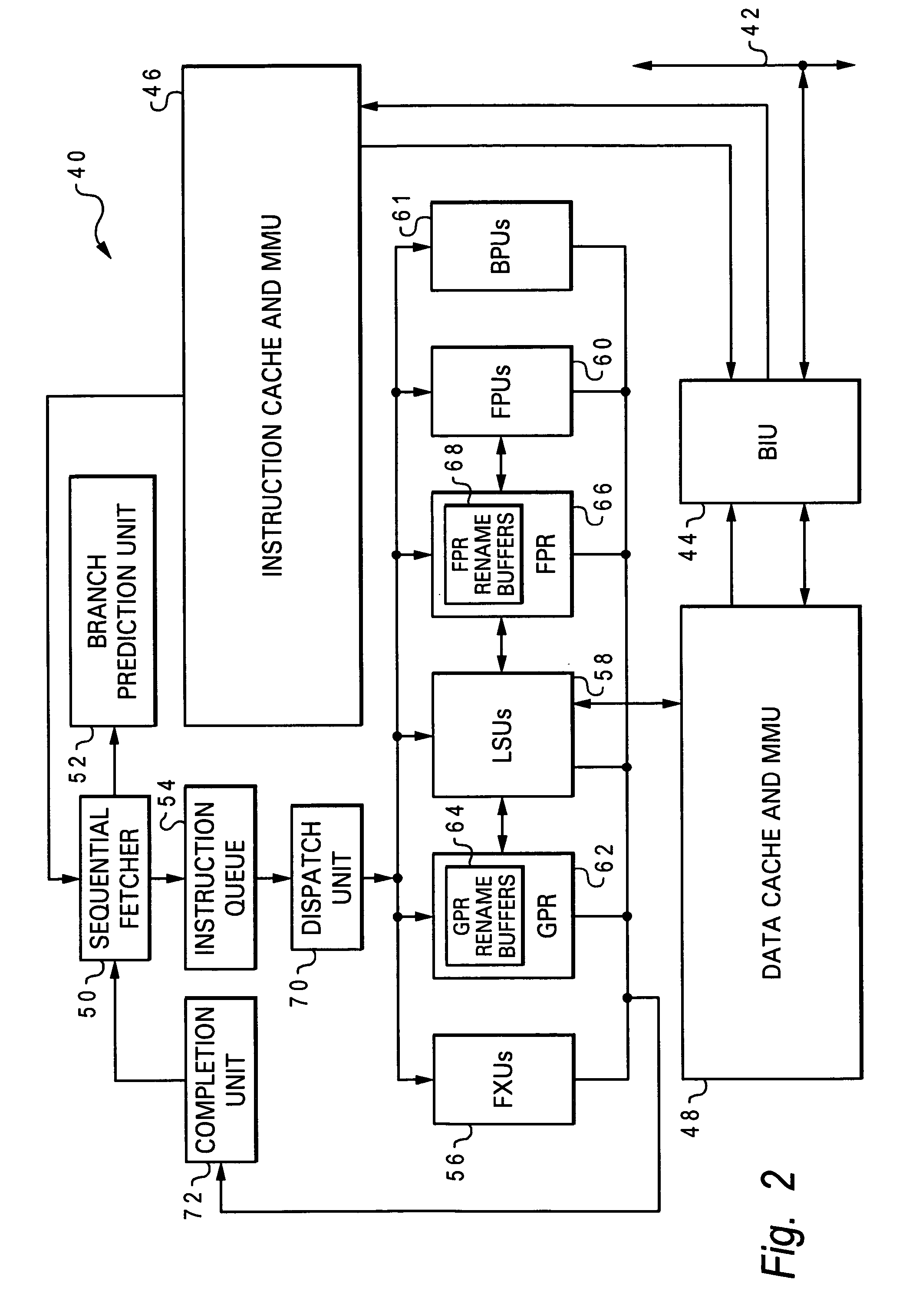 Branch lookahead prefetch for microprocessors