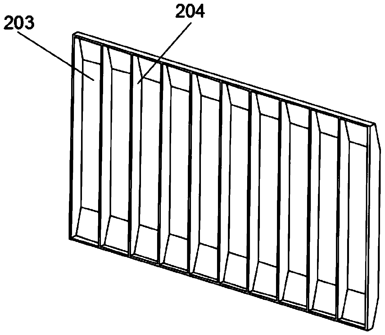 Modular assembly-type civil power distribution box