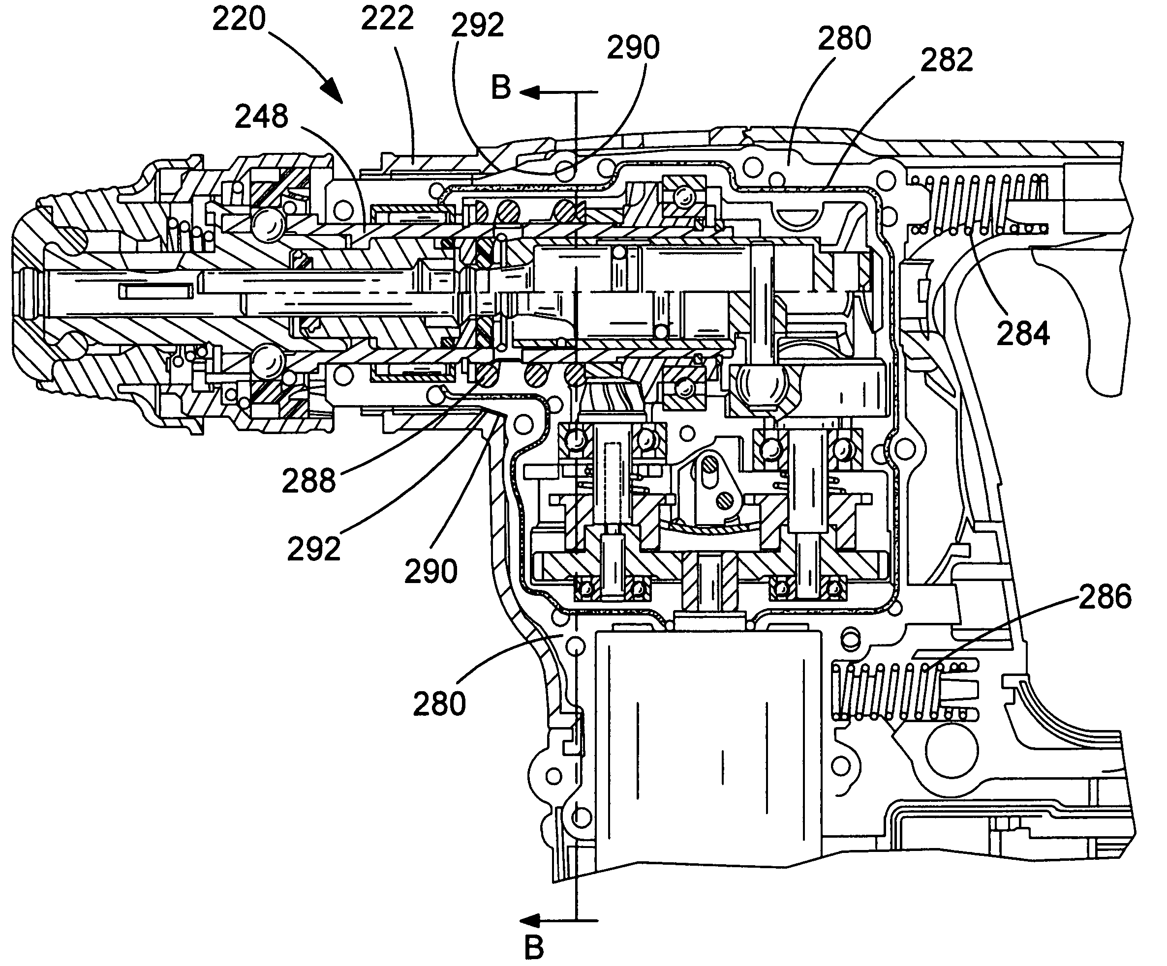 Power tool housing