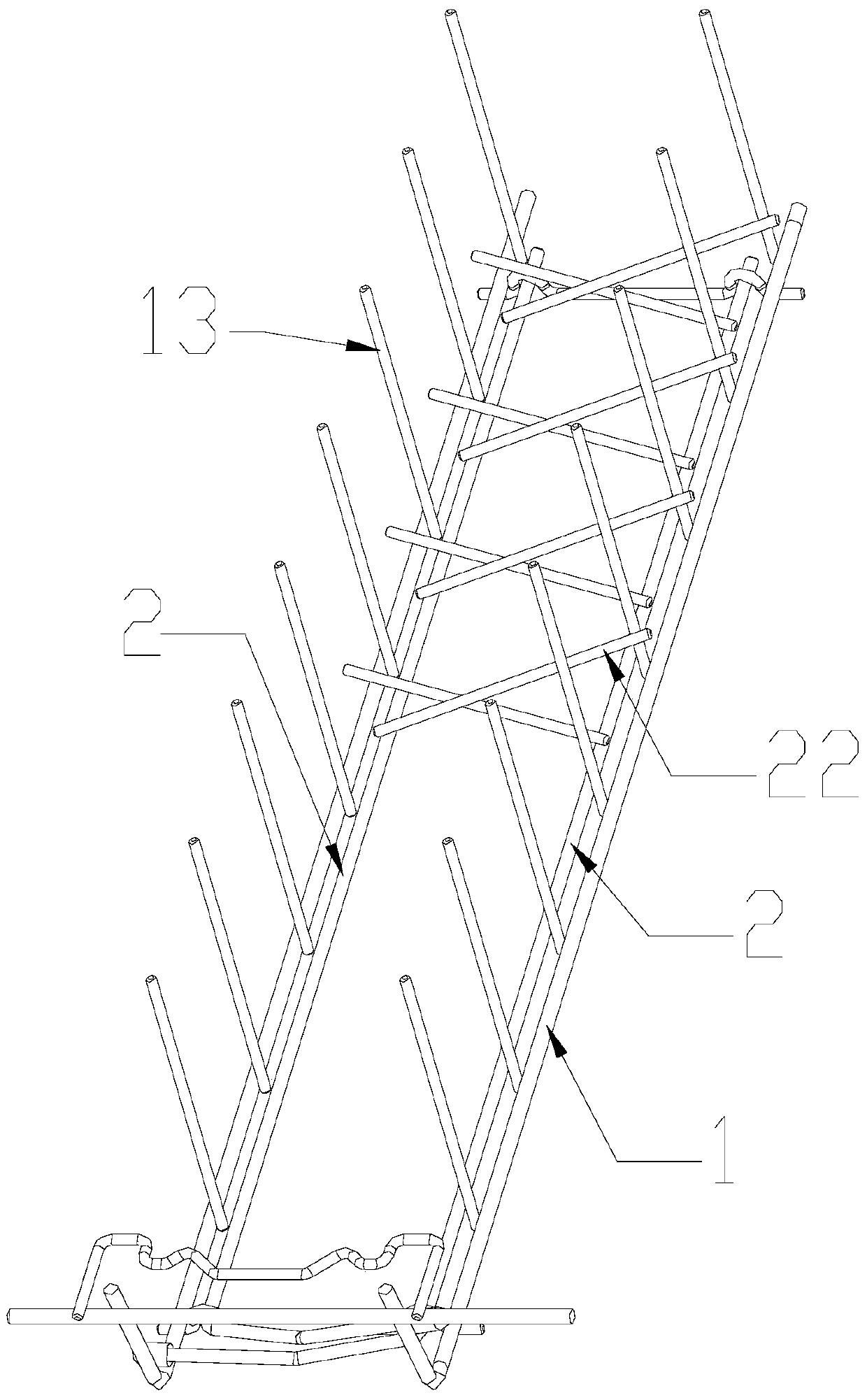 Reversible shelf for dishwasher