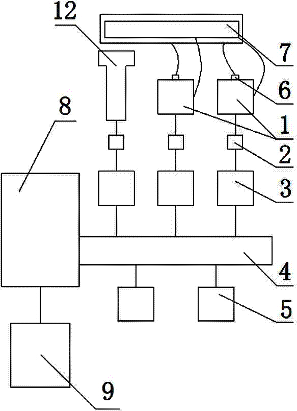 Drilling machine using motors as main power