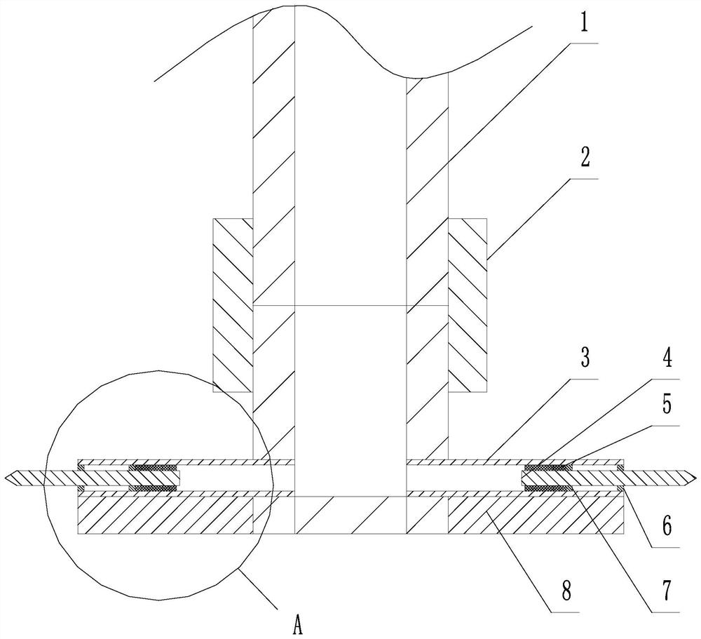 Ground subsidence value monitoring device and method