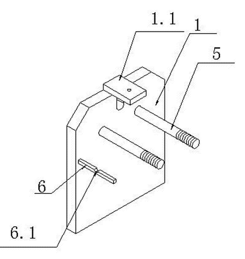 Offshore oil pipe joint outer wall drilling fixture