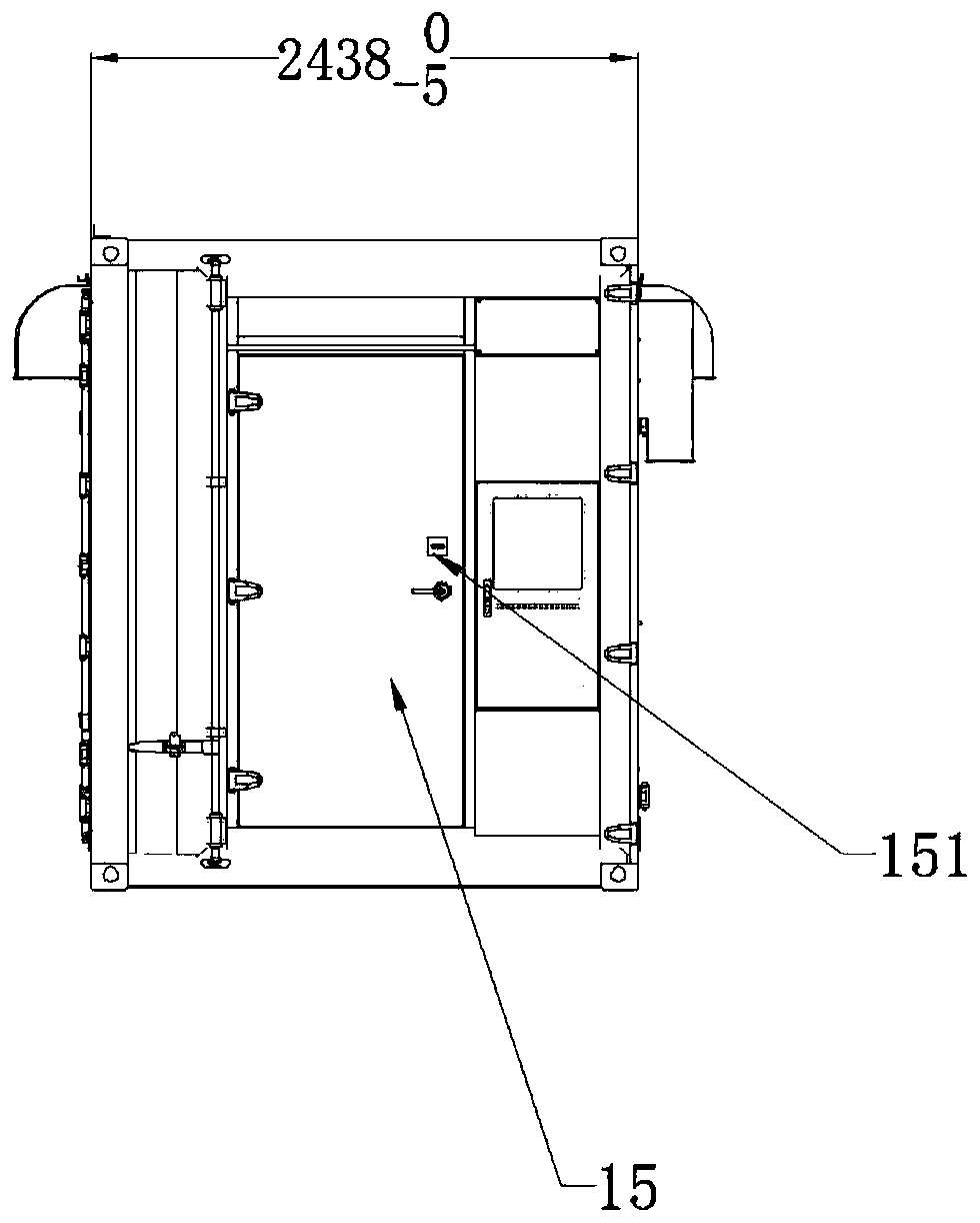 Energy storage container system and energy storage power station