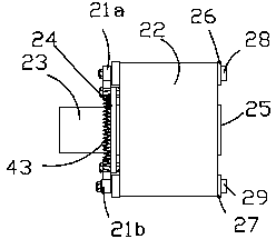 Aspheric surface abrasive belt grinding and polishing tool based on hydraulic servos