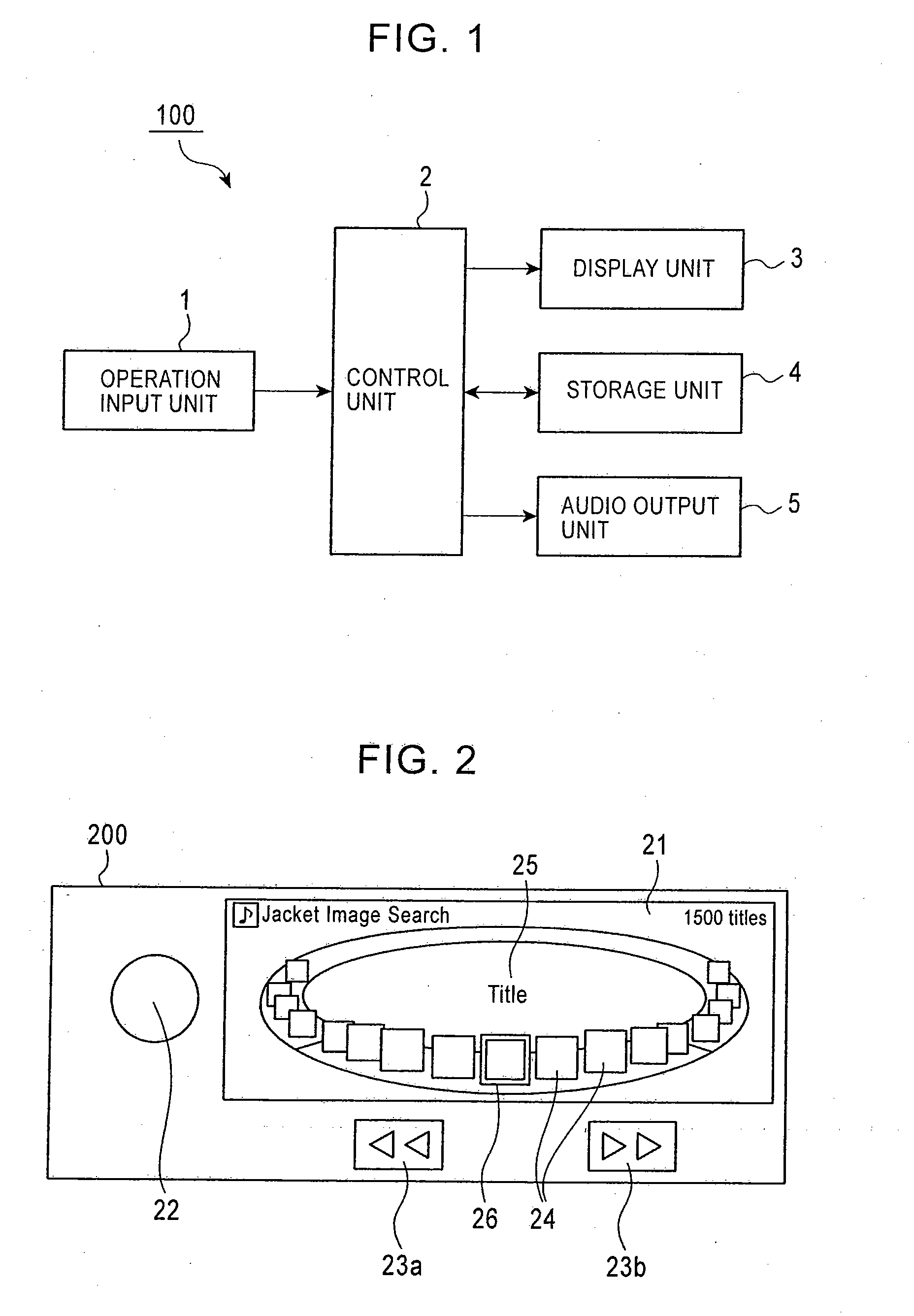 Menu display device and menu display method