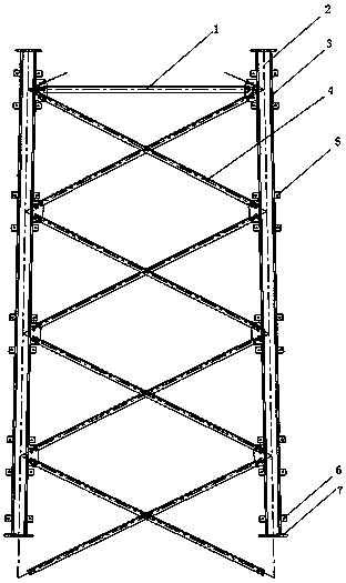 A method for strengthening and reforming a communication tower