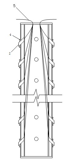 Plug hole type decompression drainage pipe pile and its preparation process