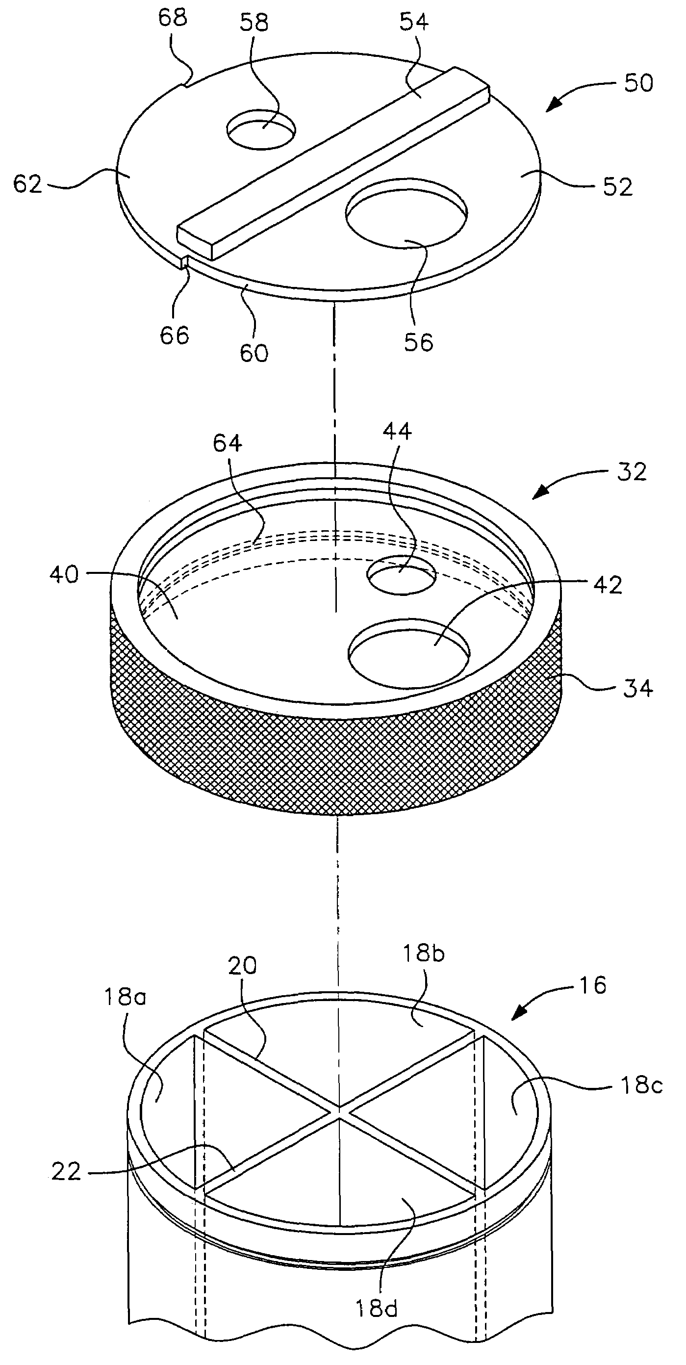 Multiple compartment pill dispenser