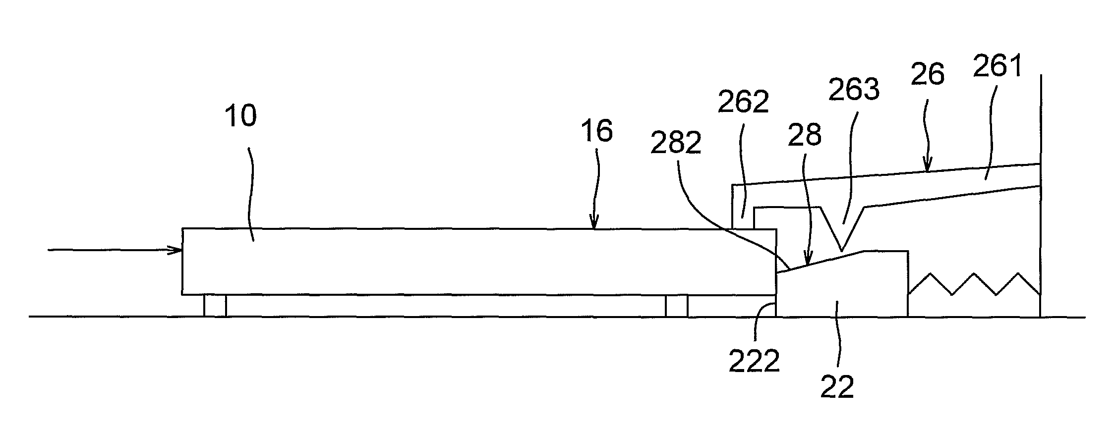 Structure for discharging extreme ultraviolet mask