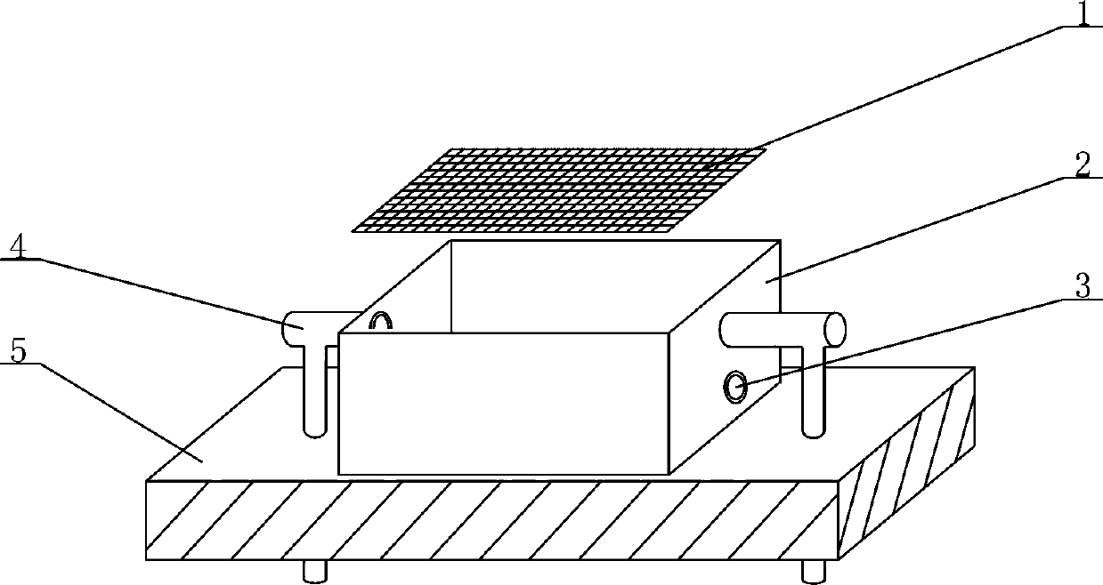 A sweet potato cellar ventilation device with water storage function