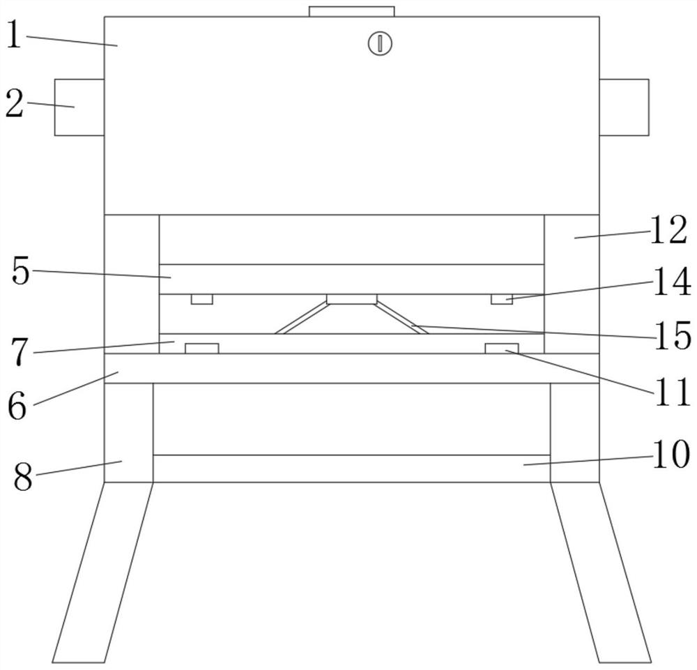 Anti-seismic transformer box with counterweight buffer function