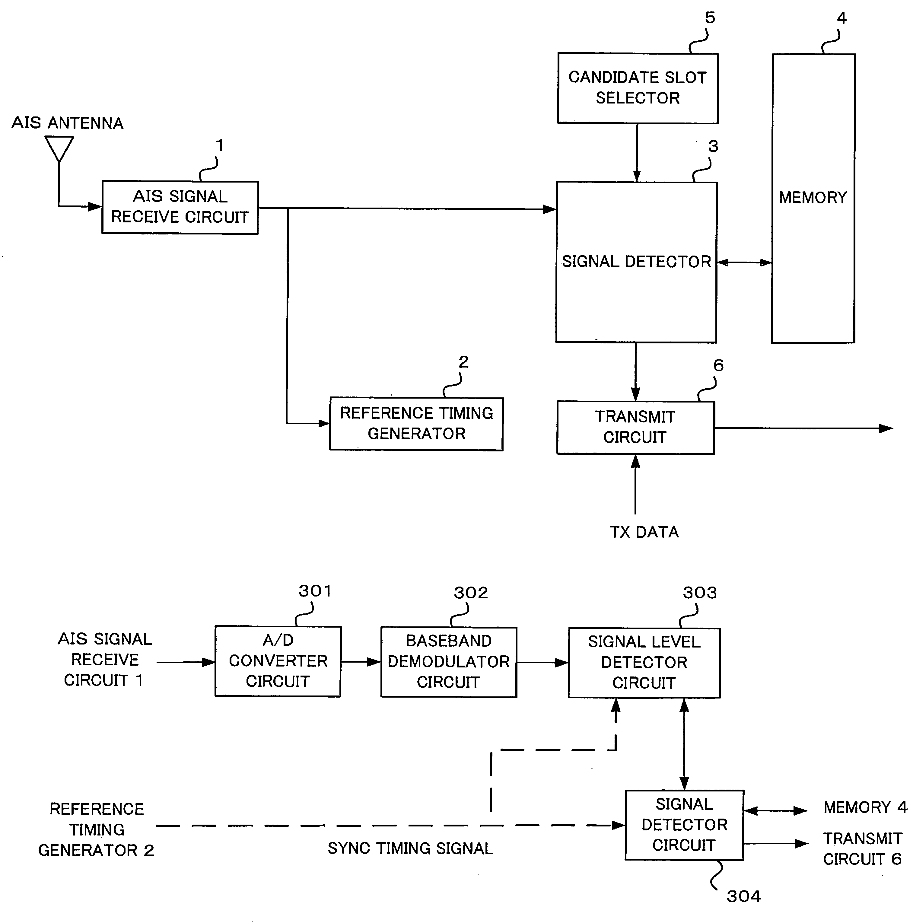 Navigational aid and carrier sense technique