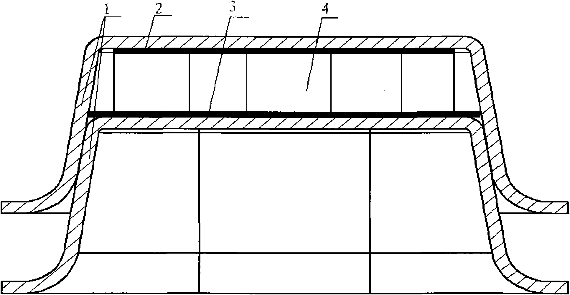 Double sealing face fin plate-type heat exchanger