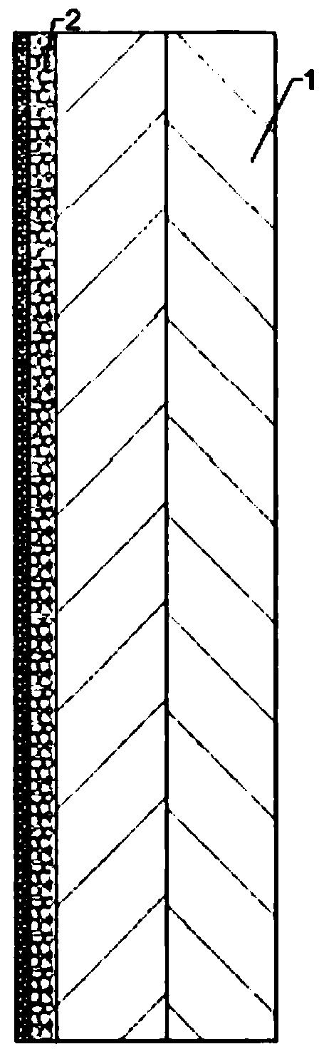 Preparation process of metal filter layer and filter element