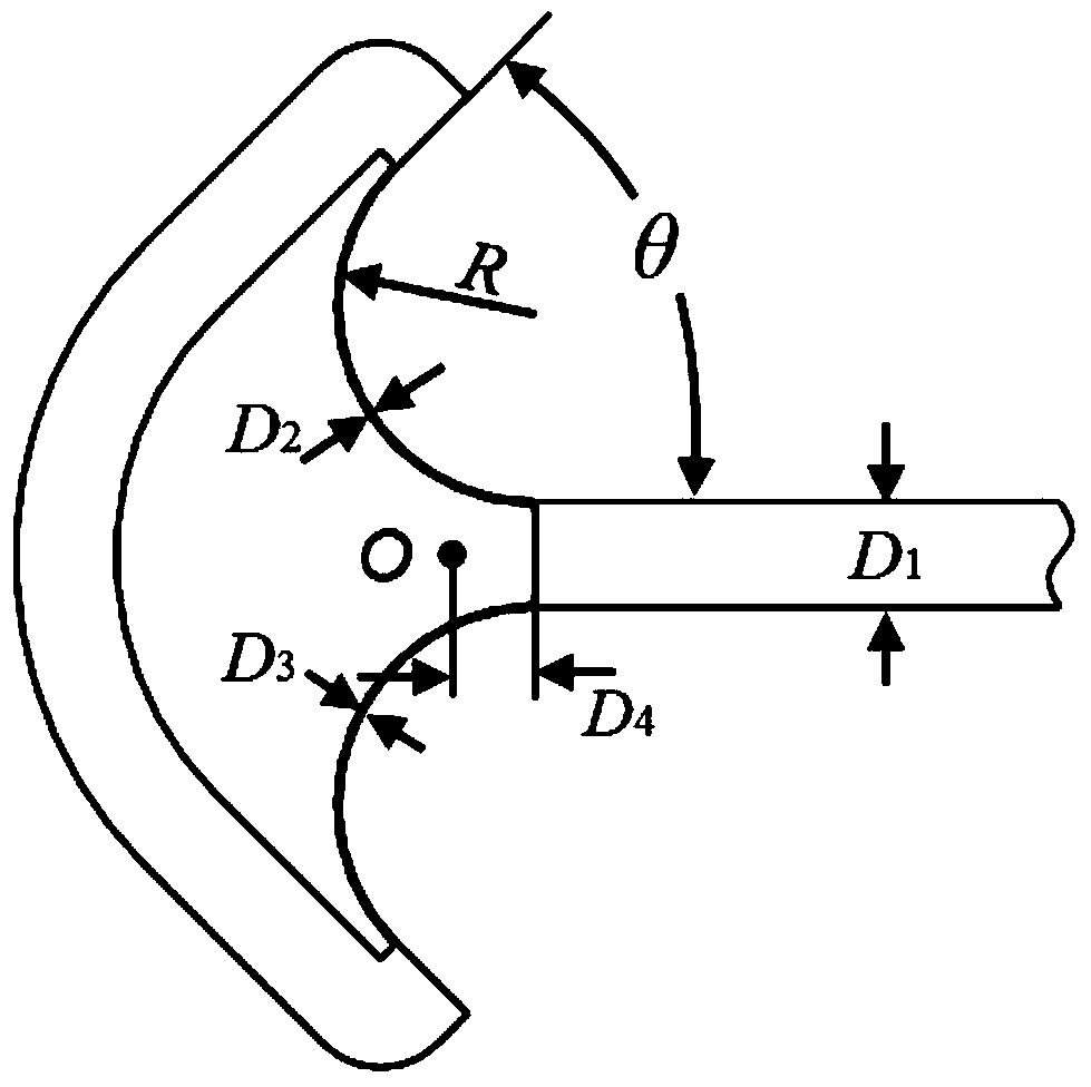 Double-leaf spring type shaftless drift soft joint