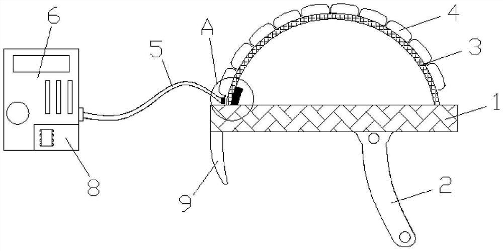 Clinical skull rupture repair device suitable for neurosurgery department