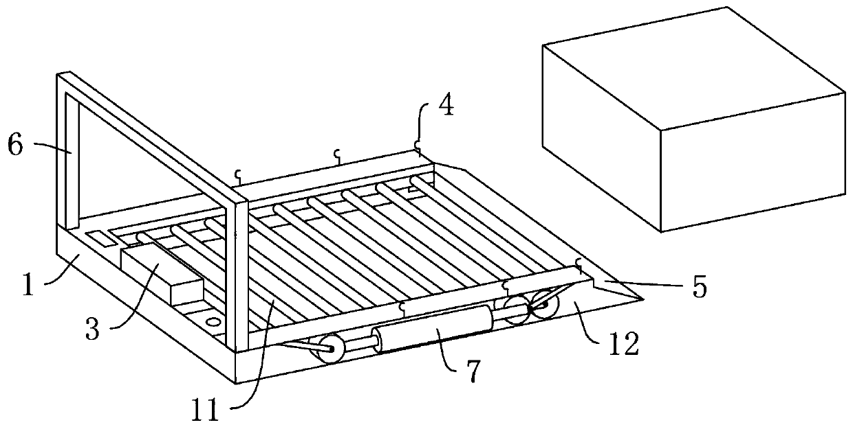 Platform plate with winch